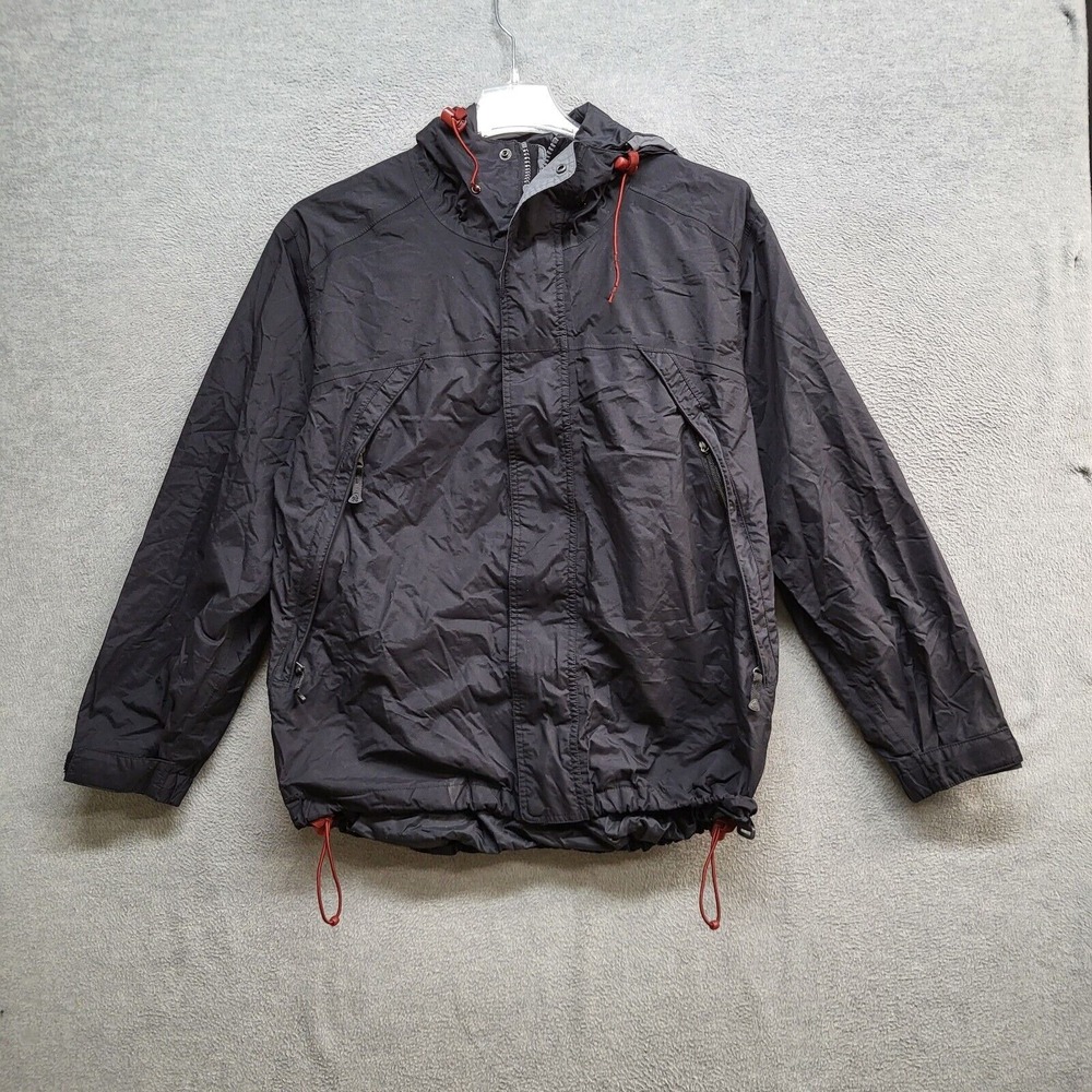 VINTAGE Nike ACG‎ Women Jacket Large Black 3 Outer Layer Park Full Zip Hooded